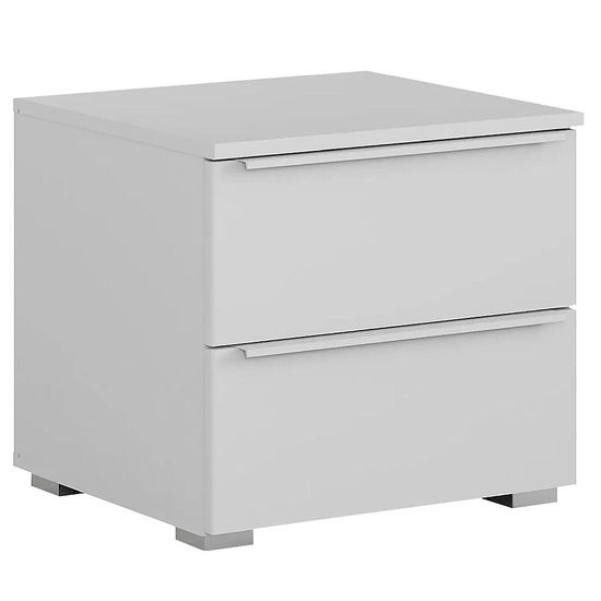Rauch Monostar 2 Drawer Bedside Cabinet - Alpine White