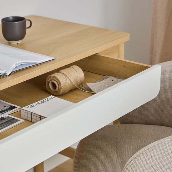 Alpena Oak 1 Drawer Desk