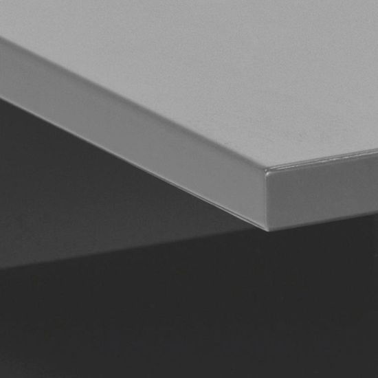 Ashlan Grey Painted 1 Drawer Wall Mounted Floating Bedside Table