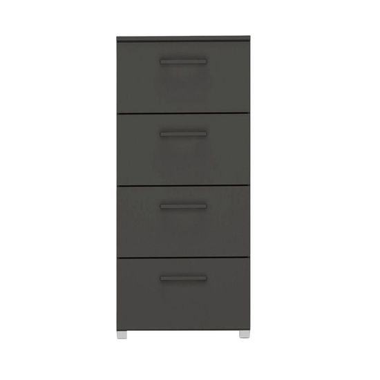 Rauch Skat Pure 4 Drawer Narrow Chest - Graphite