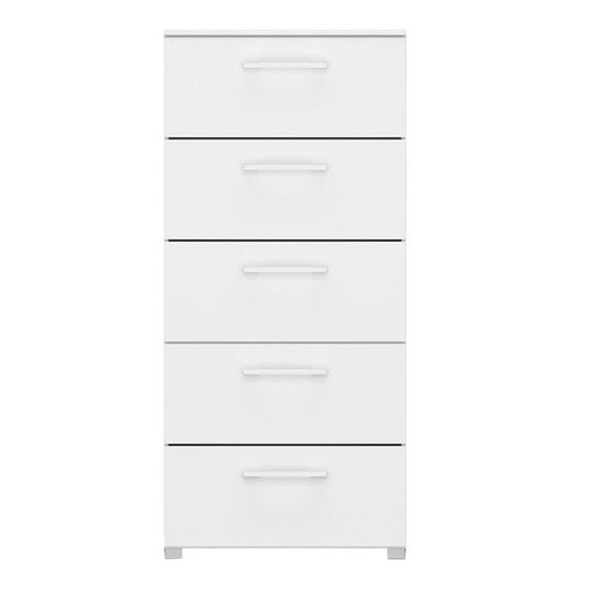 Rauch Skat Pure 5 Drawer Tall Chest - Alpine White