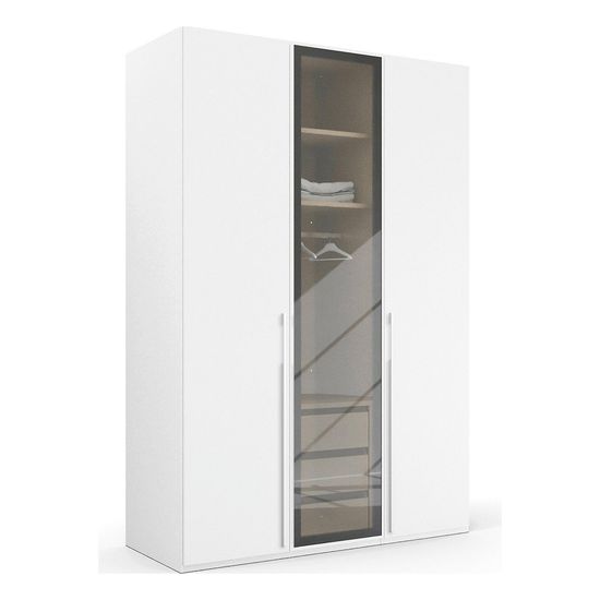 Rauch Skat Shine 151cm 3 Door Wardrobe - Alpine White