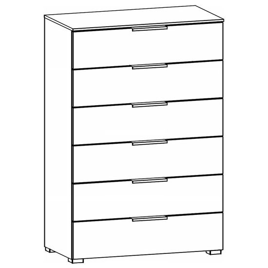 Rauch Skat Meridian 6 Drawer Chest - Alpine White