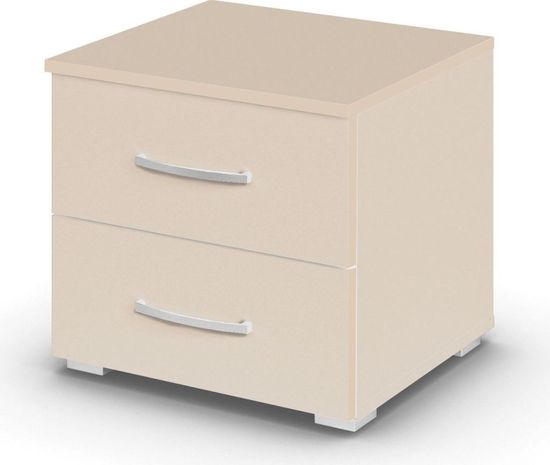Rauch Aditio 2 Drawer Bedside Cabinet - Champagne