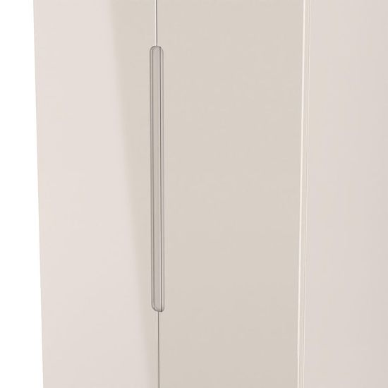 Milan Cashmere Gloss 2 Door Plain Tall Wardrobe