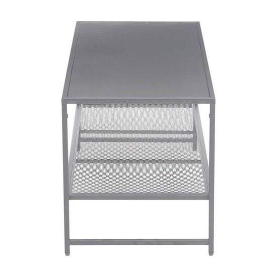 Acero Grey Metal Coffee Table