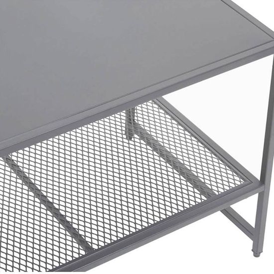 Acero Grey Metal Coffee Table