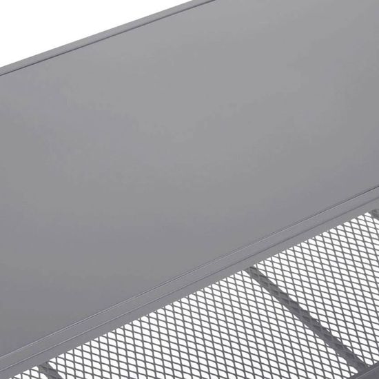 Acero Grey Metal Coffee Table