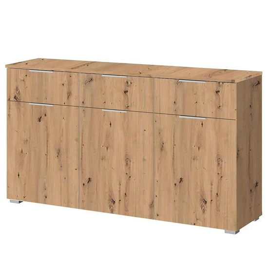 Rauch Alabama 3 Door Medium Sideboard - 120cm - Artisan Oak