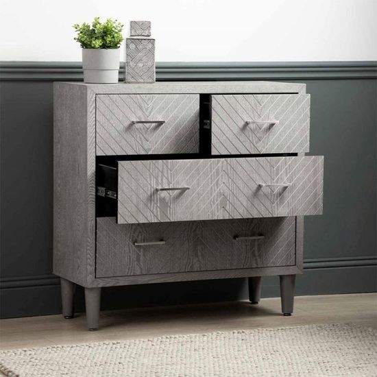 Venus Grey 2+2 Drawer Chest
