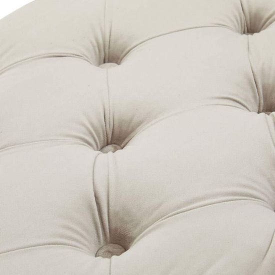 Alea Mink Velvet Fabric Hall Bench