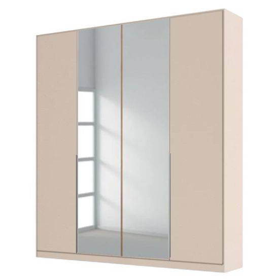 Rauch Alabama 181cm 4 Door Wardrobe with Mirror - Champagne
