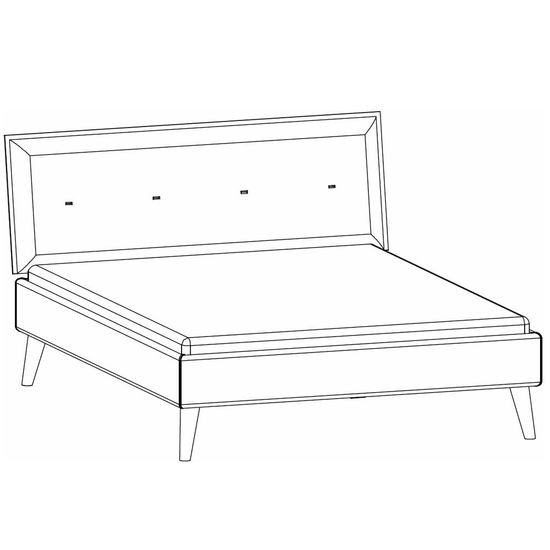 Rauch Skandi 5ft King Size Bed - Alpine White