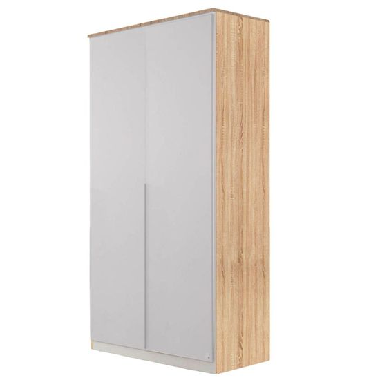 Rauch Texas 91cm 2 Door Wardrobe - Sonoma Oak and Alpine White