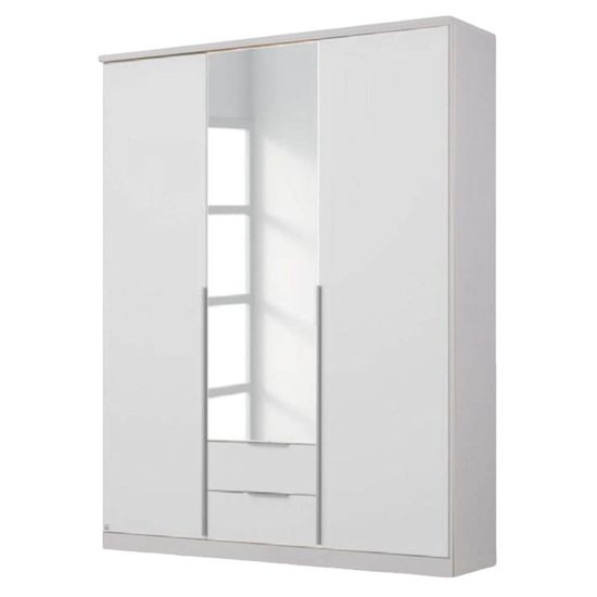 Rauch Texas 136cm 3 Door Combi Wardrobe - Alpine White