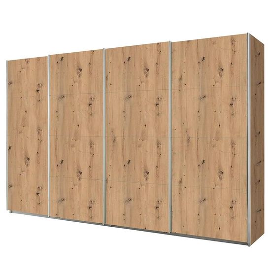 Rauch Syncrono 361cm 4 Door Sliding Wardrobe - Artisan Oak