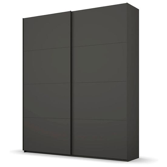 Rauch Beluga Extra 137cm 2 Door Sliding Wardrobe - Graphite
