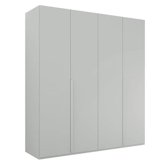 Rauch Purisma 201cm 4 Door Wardrobe - Silk Grey