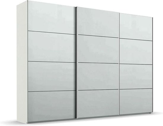 Rauch Beluga Extra 316cm 3 Door Sliding Wardrobe - Alpine White and Silk Grey
