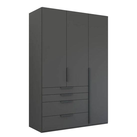 Rauch Purisma 151cm 3 Door Wardrobe with Drawer - Graphite