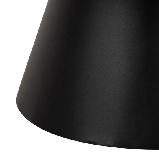 Soli Black Ceramic Round Large Coffee Table