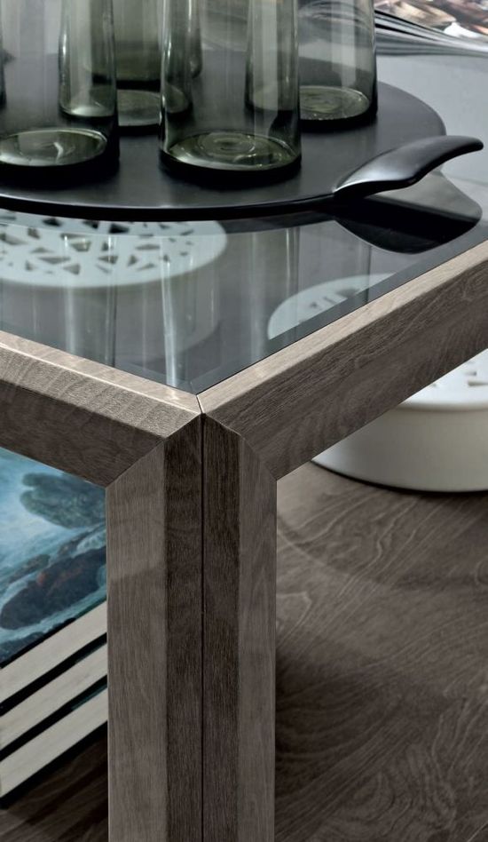 Modum Elite Silver Birch Italian Lamp Table