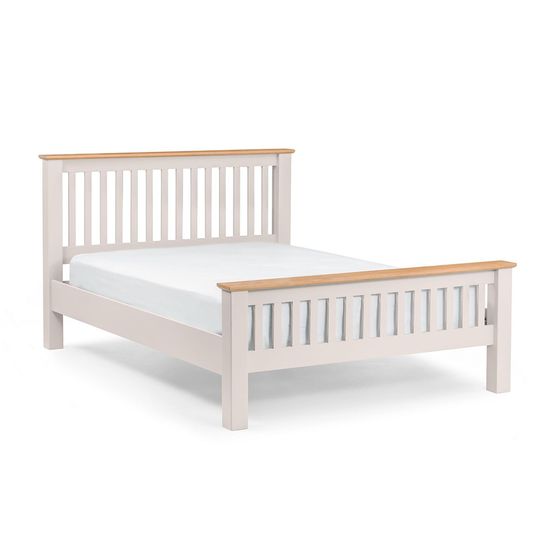 Richmond Grey Slatted Bed - Sizes Available