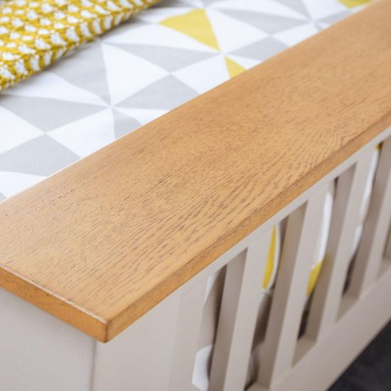 Richmond Grey Slatted Bed - Sizes Available