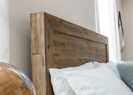 Hoxton Acacia Wood Bed - Sizes Available