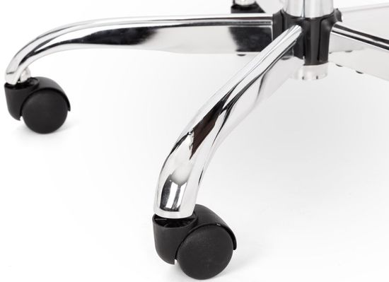 Gio Ivory Faux Leather Office Chair