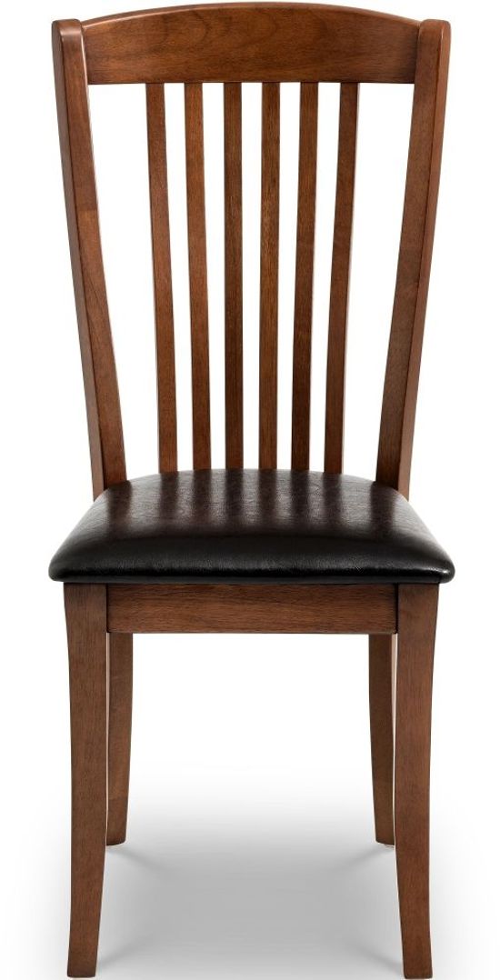 Canterbury Mahogany 2-4 Seater Round Extending Dining Set with 4 Leather Chairs