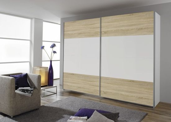 Rauch Quadra Decor Sliding Wardrobe - Variation Available