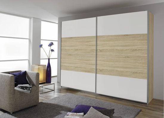 Rauch Quadra Decor Sliding Wardrobe - Variation Available