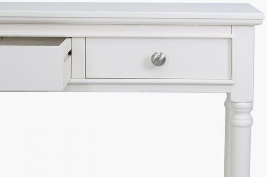 Delta White Console Table