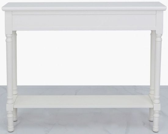 Delta White Console Table
