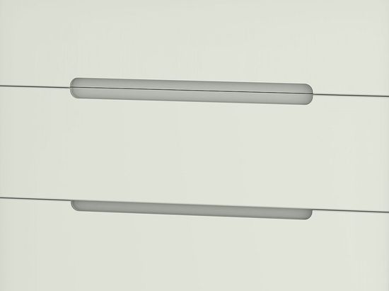 Monaco Cashmere 3 Drawer Single Dressing Table