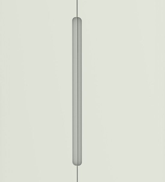 Monaco Cashmere 3 Door Tall Triple Wardrobe - RHF 2 Drawers