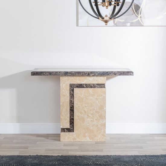 Venice Cream Marble Console Table