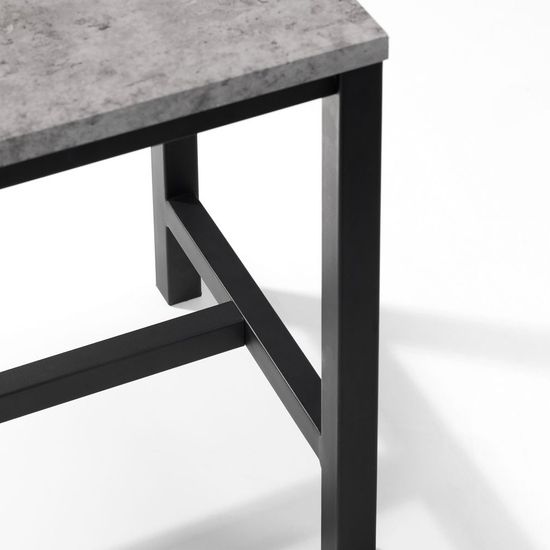 Staten Concrete Effect Dining Bench