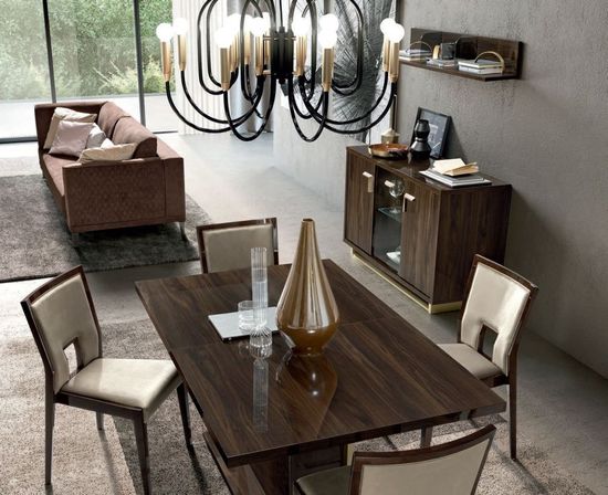 Modum Volare Walnut Italian Medium Buffet Sideboard