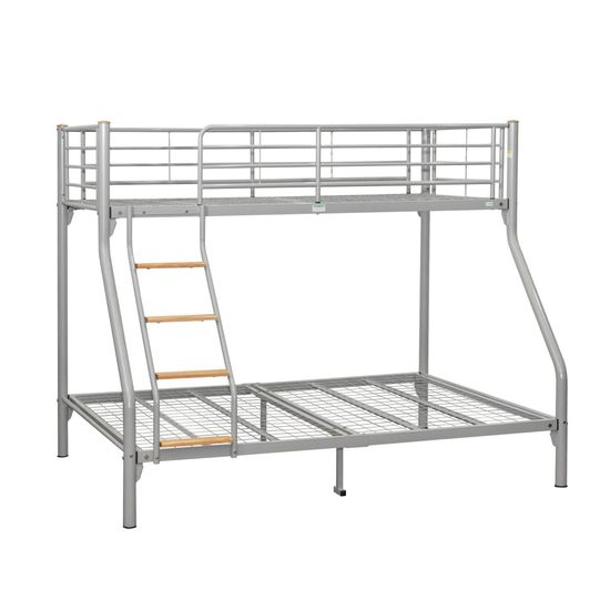 Nexus Kids Silver Metal Bunk Bed