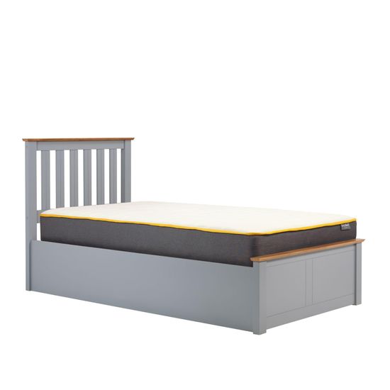 Phoenix Stone Grey Ottoman Storage Bed - Sizes Available