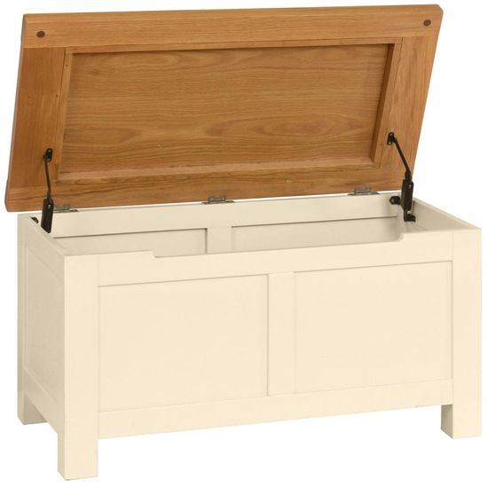 Lundy Ivory Painted Blanket Box