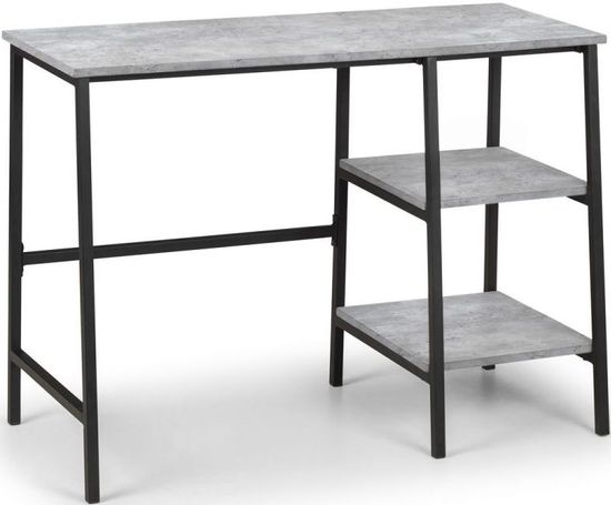 Staten Concrete Effect Writing Desk