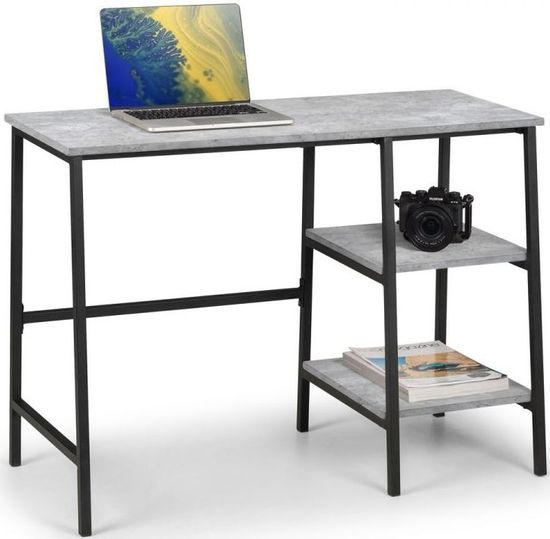 Staten Concrete Effect Writing Desk