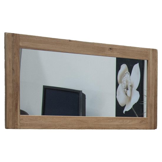 Rutland Oak Large Wall Mirror - 64cm x 120cm