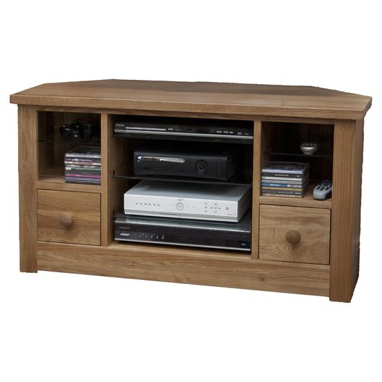 Oakley Oak Corner TV Unit