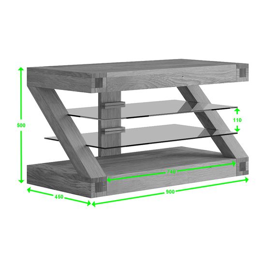 Ziggy Oak TV Unit