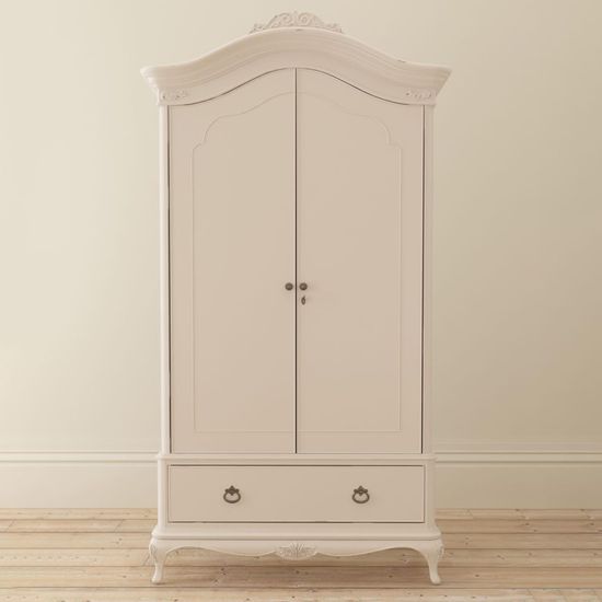 Willis and Gambier Ivory 2 Door 1 Drawer Wardrobe