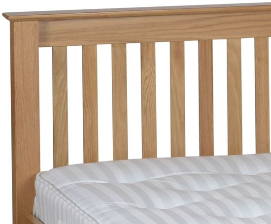 Nimbus Oak Slatted Bed - Sizes Available